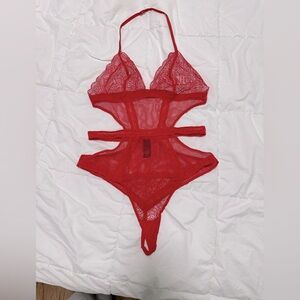 Victoria’s Secret Lace Teddy - Red